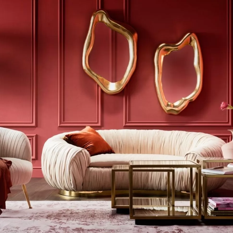 Sofy-KARE Design Sofa Perugia 195x119 Cm Beżowa