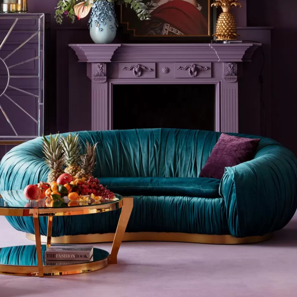 Sofy-KARE Design Sofa Perugia 2 Os. 195 Cm Emerald