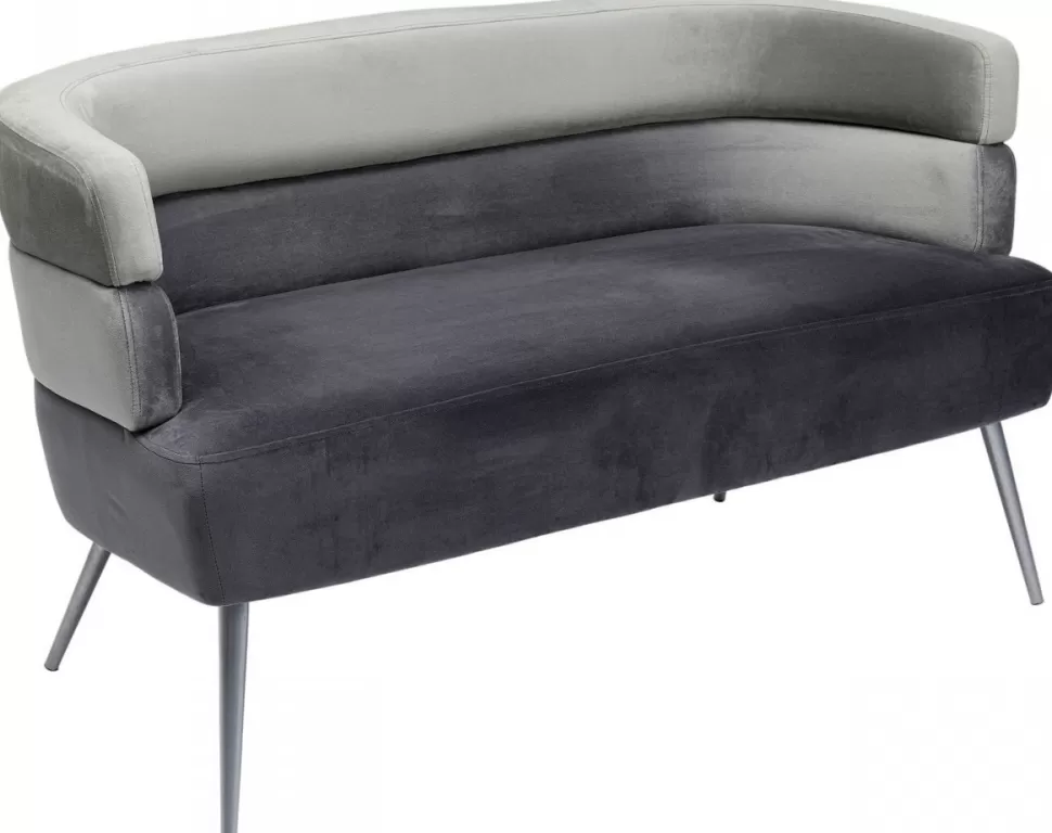 Sofy-KARE Design Sofa Sandwich 2 Os. 125 Cm Szara