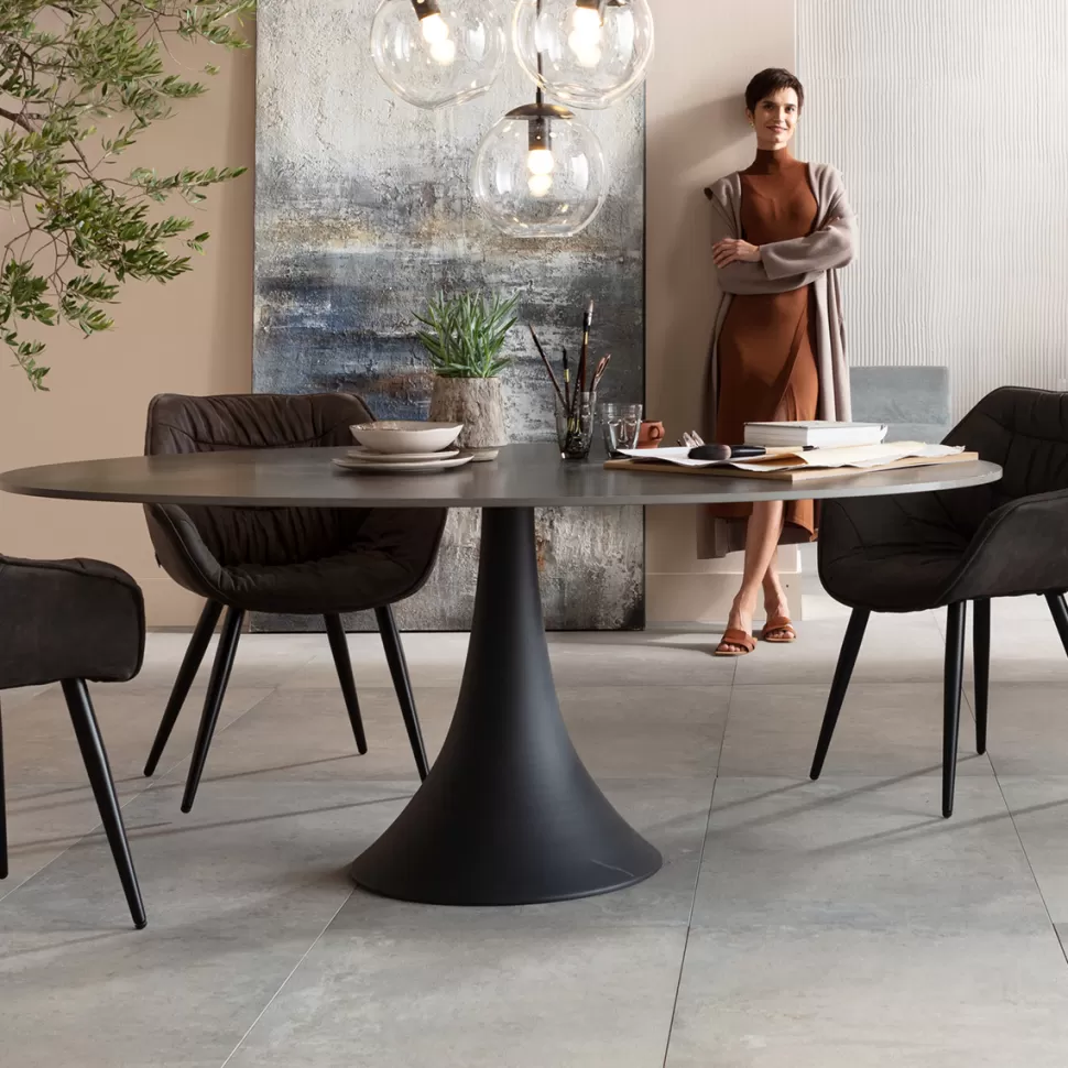 Stoły-KARE Design Stół Grande Possibilita Black 180x120 Cm