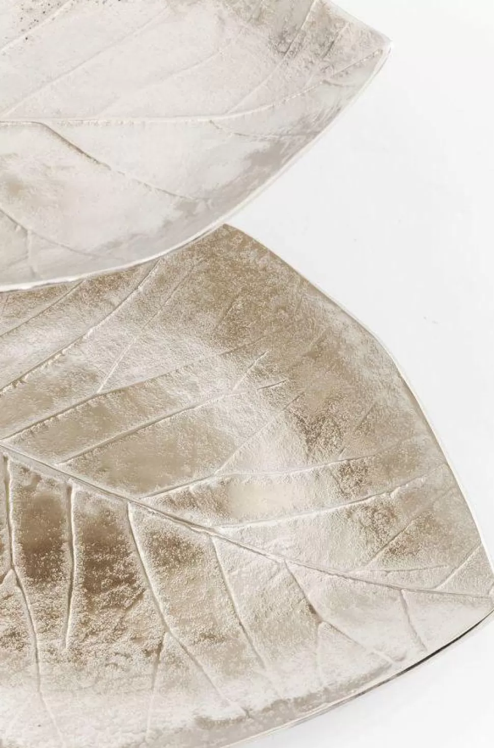 Pudełka Na Biżuterię-KARE Design Stojak Na Biżuterię Leaf 45x46 Cm Srebrny