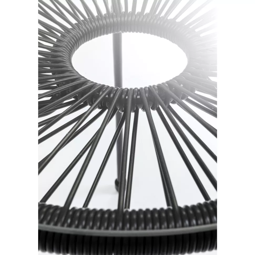 Stoliki Kawowe-KARE Design Stolik Kawowy Acapulco ∅50 Cm Czarny
