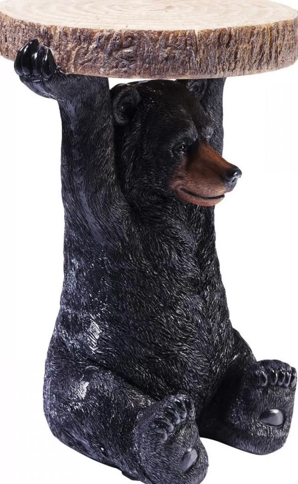 Stoliki Kawowe-KARE Design Stolik Kawowy Animal Mini Bear 25x36 Cm Czarny