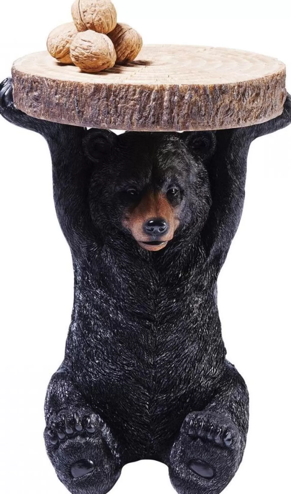 Stoliki Kawowe-KARE Design Stolik Kawowy Animal Mini Bear 25x36 Cm Czarny