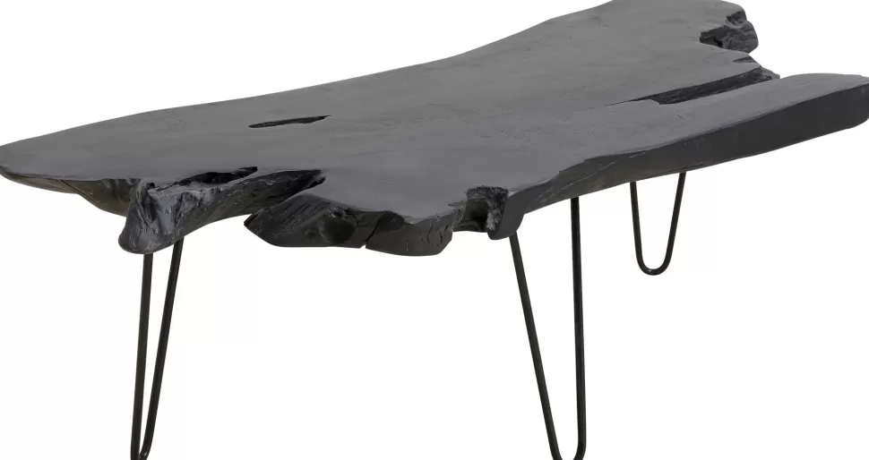 Stoliki Kawowe-KARE Design Stolik Kawowy Aspen 100x40 Cm Czarny