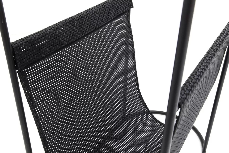 Stoliki Kawowe-KARE Design Stolik Mesh Journal 54x25 Cm Czarny