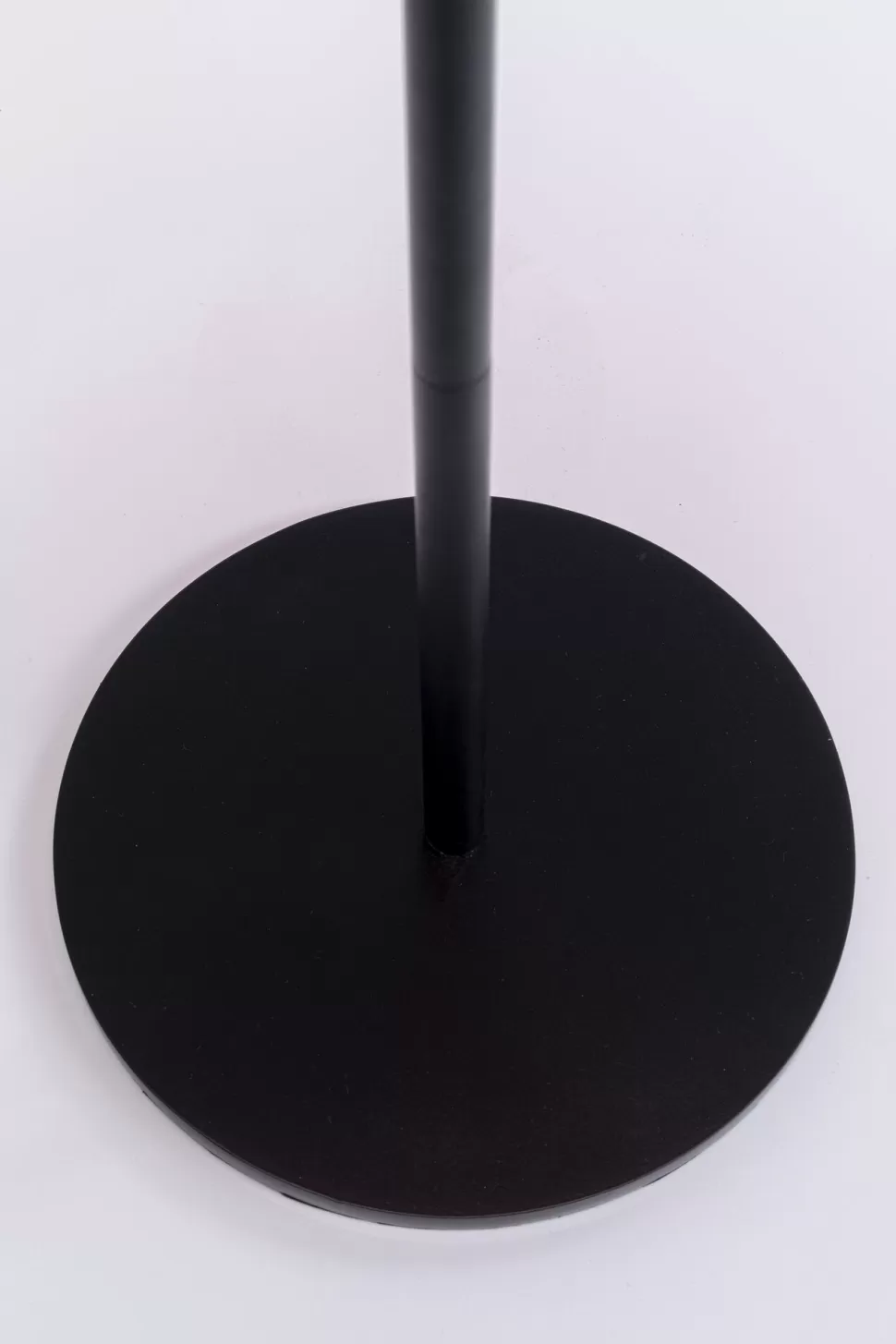 Stoliki Kawowe-KARE Design Stolik Pomocniczy Blat Szklany Czerwony Podstawa Czarna Stalowa 30xH50 Cm
