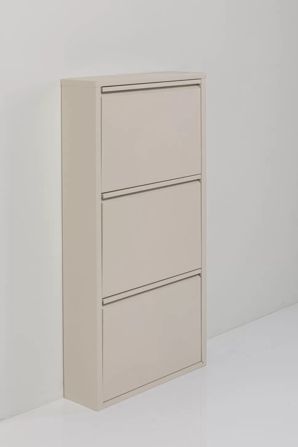 Szafki Na Buty-KARE Design Szafka Na Buty Stalowa Kremowa 3 Przegródki 50x104 Cm