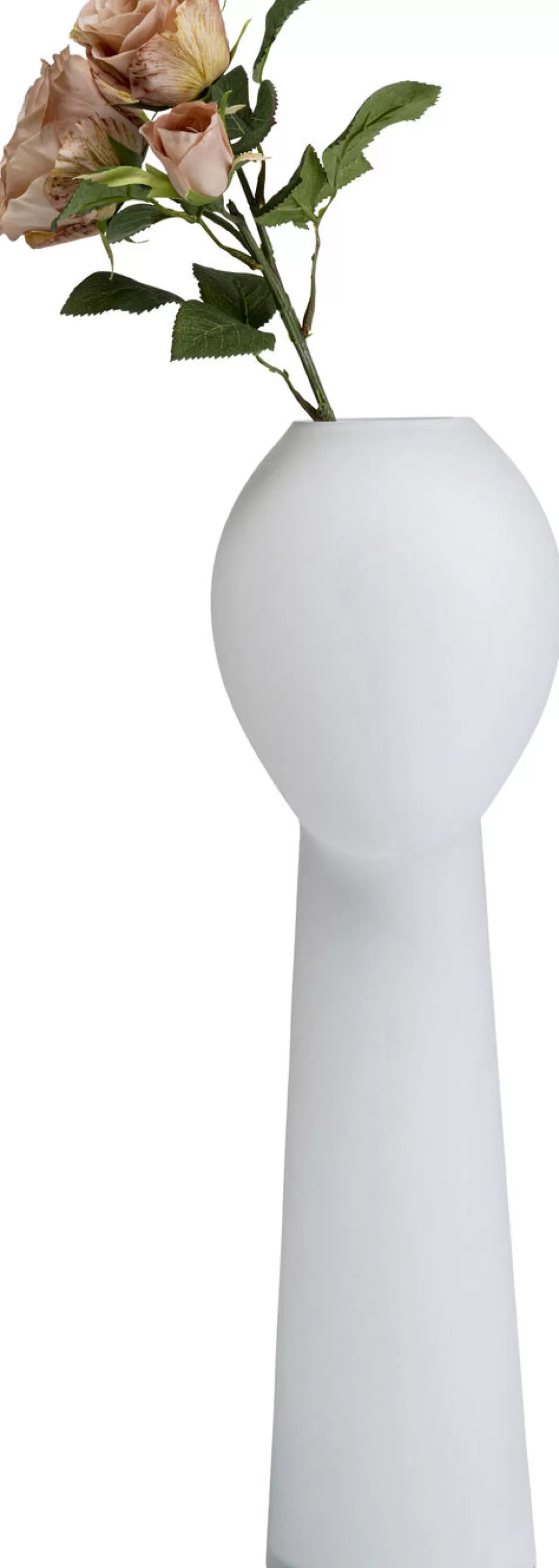 Wazony-KARE Design Wazon Cabeza 18x50 Cm Biały