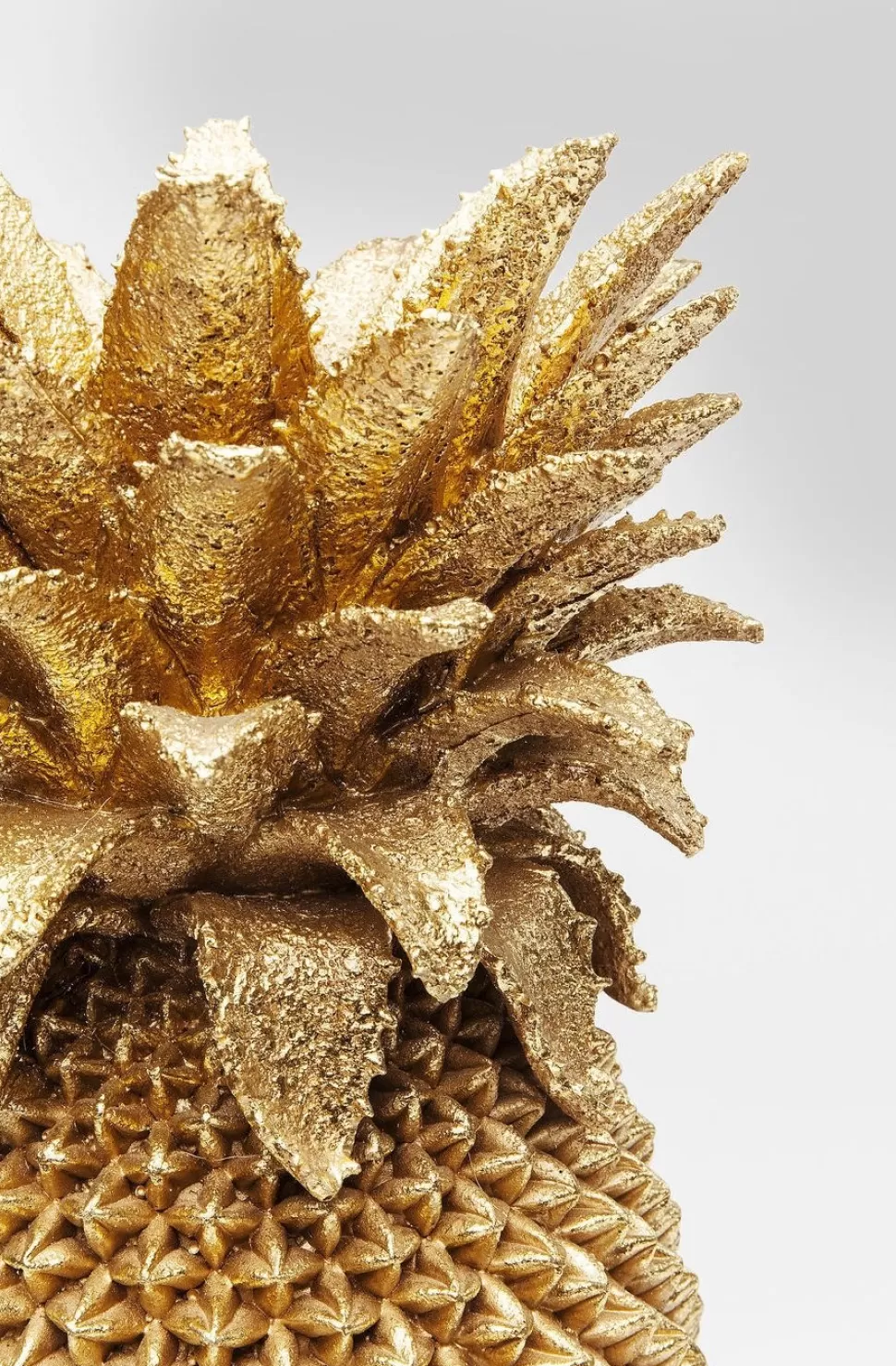 Wazony-KARE Design Wazon Pineapple 25x50 Cm Złoty