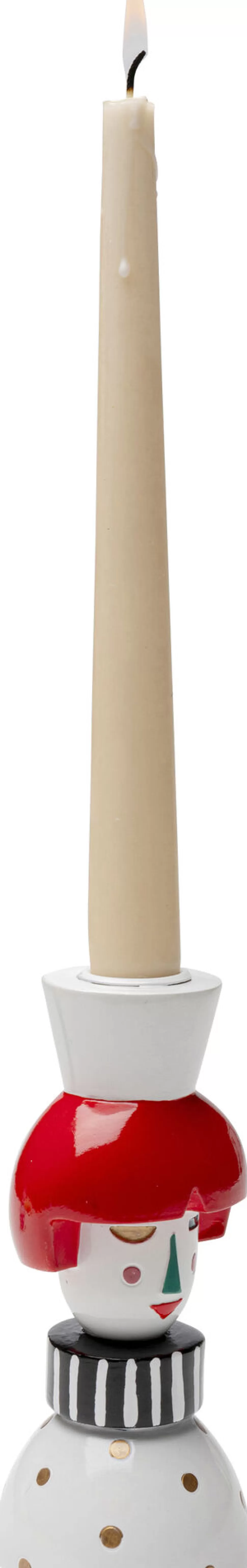 Świeczniki-KARE Design Świecznik Kolorowy Dama Na świecę Stożkową 16 Cm