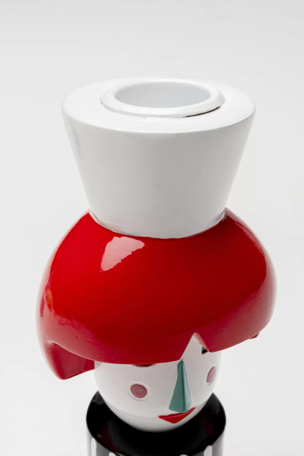 Świeczniki-KARE Design Świecznik Kolorowy Dama Na świecę Stożkową 16 Cm