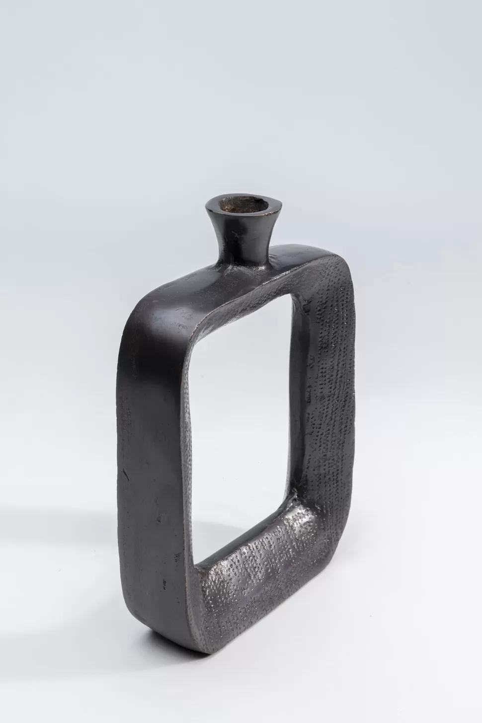 Świeczniki-KARE Design Świecznik Tanu 20x30 Cm Aluminium Czarny