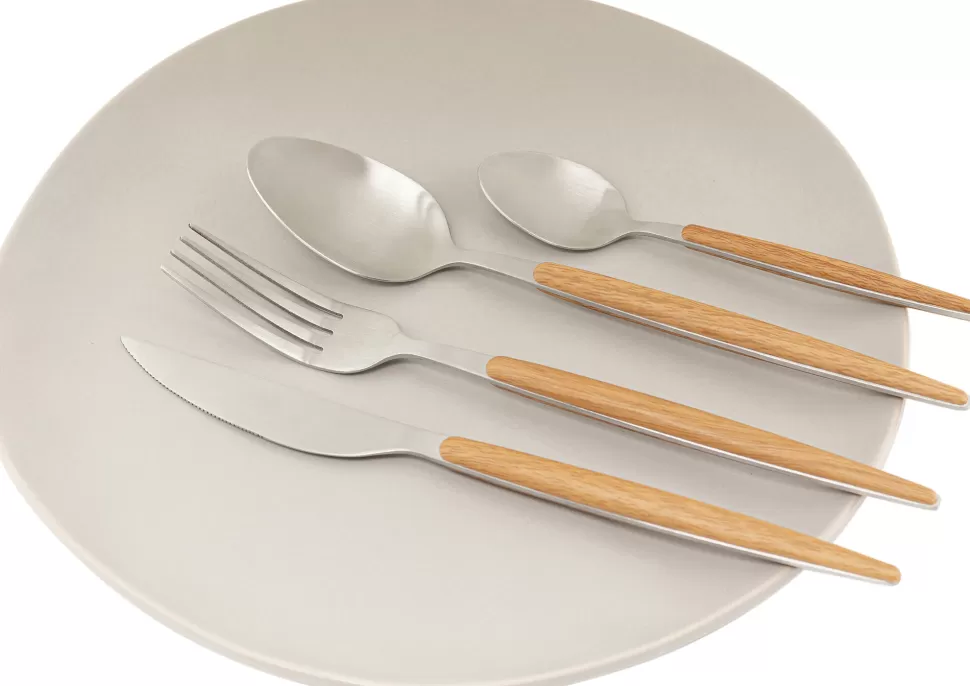 Zastawa Stołowa-KARE Design Zestaw 16 Sztućców Stal Nierdzewna I ABS