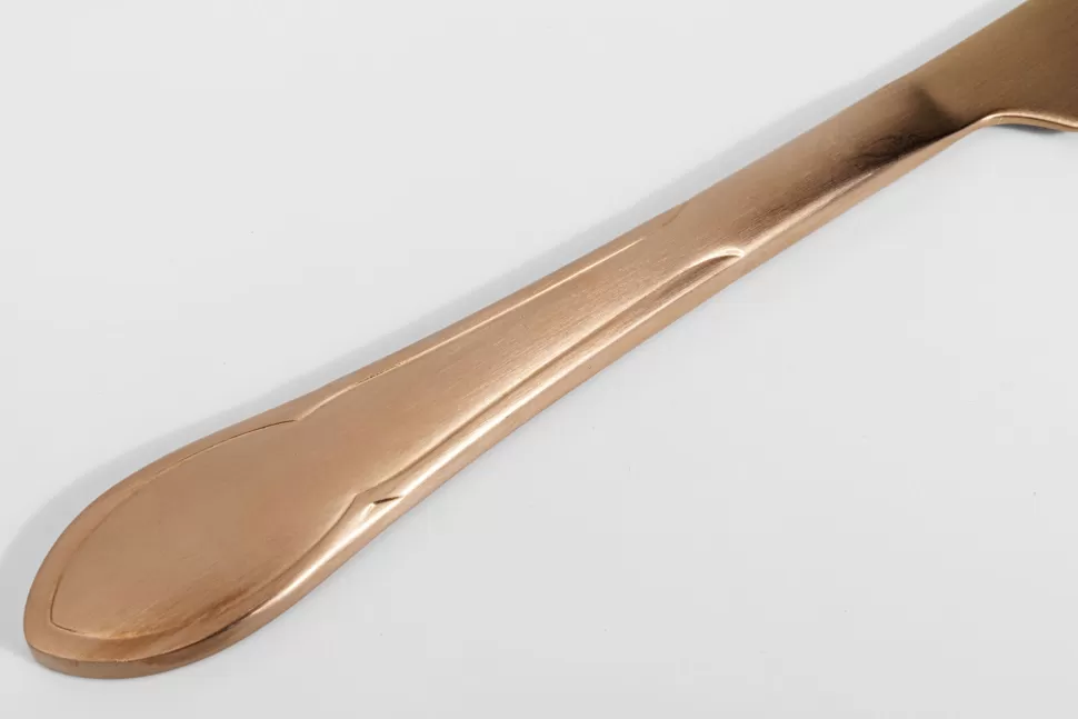 Zastawa Stołowa-KARE Design Zestaw 16 Sztućców Ze Stali Nierdzewnej Kolor Miedziany Matowy